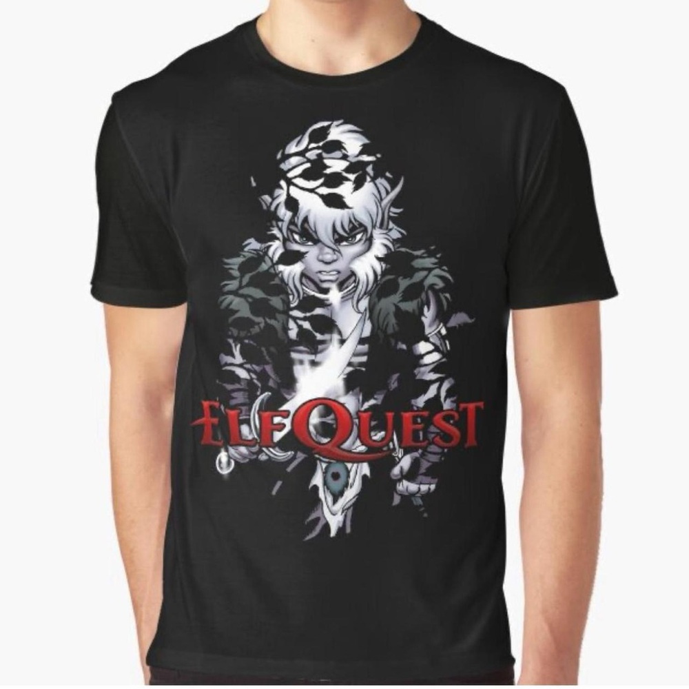 ElfQuest Graphic T-Shirt featuring Cutter elf worrier